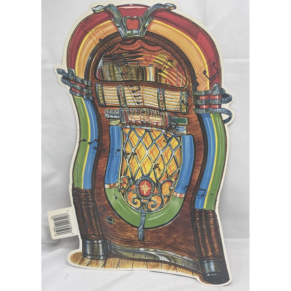 Ron Lewis Amscan Jukebox Wall Decoration 16” New RARE